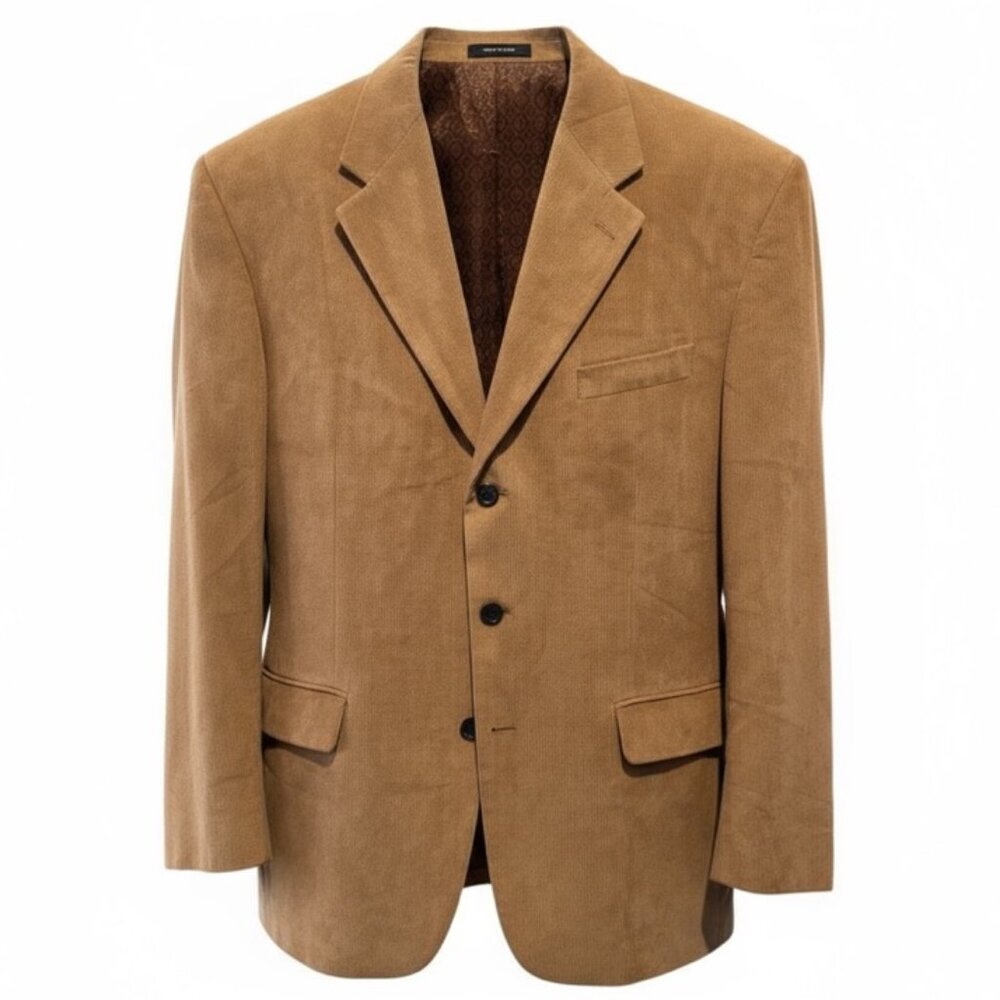 Ralph Lauren Corduroy Blazer Men’s 42R Brown Sport Coat Preppy Professor Fall